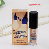 HangFang Brand Make Up Gold White Shimmer Highlighter Face Contour Makeup Liquid Highlighter Stick