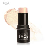 FOCALLURE Brand Bronzer Makeup Base Corretivo Maquillage Gold Brightener Shimmer Highlighter Makeup Face Contour Stick