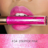 Waterproof Long Lasting Glitter Metallic Lipstick