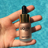 Beauty Glazed Brand Foundation Makeup Face Brightener Glow Waterproof Base Shimmer Face Bronzer Liquid Highlighter Make Up