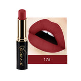 NICEFACE Waterproof Red Metallic Lipstick