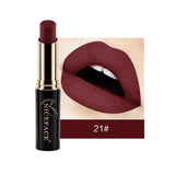 NICEFACE Waterproof Red Metallic Lipstick