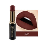 NICEFACE Waterproof Red Metallic Lipstick