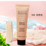 HengFang Natural 3 Colors Easy to Wear Whitening Brightner Face Primer BB Cream Foundation Makeup Concealer Base BB CC Cosmetics