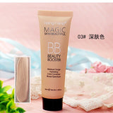 HengFang Natural 3 Colors Easy to Wear Whitening Brightner Face Primer BB Cream Foundation Makeup Concealer Base BB CC Cosmetics