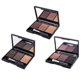 3 colors Eye Brow Powder Pallete