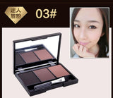 3 colors Eye Brow Powder Pallete