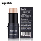 Foundation Makeup Base Shimmer Face Glow Highlight Pen Long Lasting Easy to Wear Pigments Glitter Face Bronzer Highlighter Stick