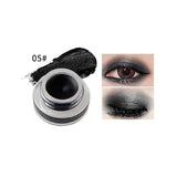 niceface Natural 15 Colors Single Eyeshadow Cream Waterproof Long Lasting Pigments Red Green Color Shimmer Metallic Eye Shadow