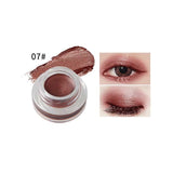 niceface Natural 15 Colors Single Eyeshadow Cream Waterproof Long Lasting Pigments Red Green Color Shimmer Metallic Eye Shadow