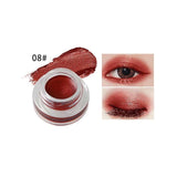 niceface Natural 15 Colors Single Eyeshadow Cream Waterproof Long Lasting Pigments Red Green Color Shimmer Metallic Eye Shadow