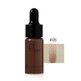 Pudaier New Face Contouring Makeup Glow Liquid Highlighter Cosmetics Shimmer Brightener Bronzer Face Highlighter Liquid Make Up