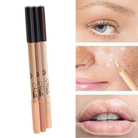 MENOW Professional Double-end Waterproof Eyebrow Pencils + Base Makeup Contour Face Concealer Pencils Cosmetics