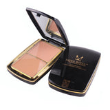 MISS ROSE Natural Double Layer Contour Concealer Pressed Powder with Puff Cosmetic Long Lasting Oil-control Powder Palette Kits
