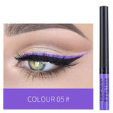 HANDAIYAN Matte Liquid Eyeliner Bright Color Waterproof Eye Liner Pencil Long-Lasting White Eye Liner Pen Eyes Makeup Cosmetics
