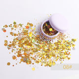 Popfeel Brand Big Sequins Shimmer Powder Makeup
