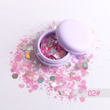 Popfeel Brand Big Sequins Shimmer Powder Makeup