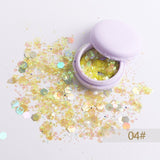 Popfeel Brand Big Sequins Shimmer Powder Makeup