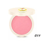 Makeup Face Blush Powder 8 Color Blusher Palette with Brush Powder Professional Sweet Face Cheek Makeup Blusher Cosmetic Round