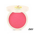 Makeup Face Blush Powder 8 Color Blusher Palette with Brush Powder Professional Sweet Face Cheek Makeup Blusher Cosmetic Round