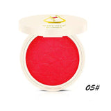 Makeup Face Blush Powder 8 Color Blusher Palette with Brush Powder Professional Sweet Face Cheek Makeup Blusher Cosmetic Round