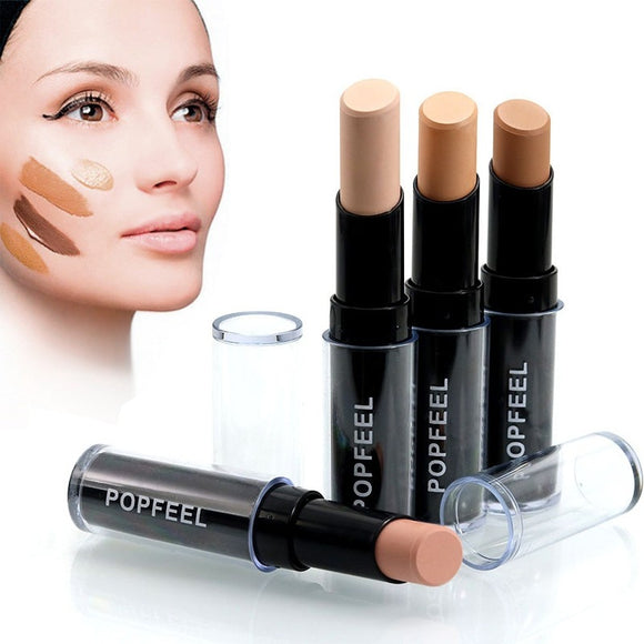 Brand Face Make Up Contouring Concealer Stick 4 colors Primer Makeup Paleta Corrector Base Face Concealer Caneta Full Cover