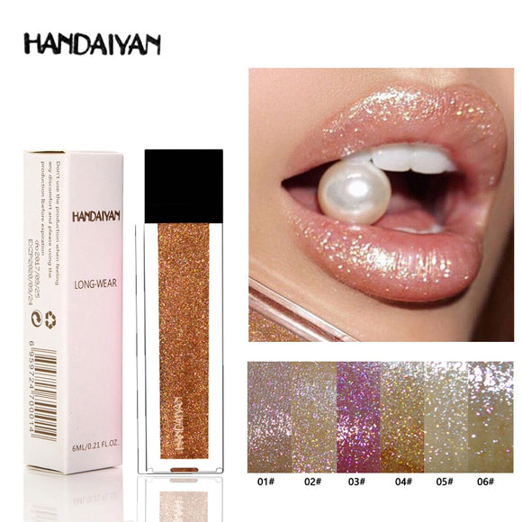 New Makeup HANDAIYAN Diamond Shining Glitter Lip