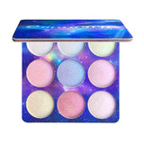 Shimmer Makeup Eyeshadow Palette Holographic Waterproof Eye Shadow Pallete  Body Face Glow High Gloss Glitter Powder Make Up Kit