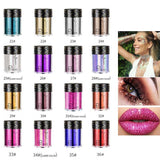 Professional Glitter Shimmer Powder Pigment Glitter Tattoo Highlighter Beauty Makeup Shiny Body Glow Festival Party Cosmetic