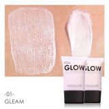 New Brand Shimmer Face Brighten Liquid Highlighter Cream for Face Contour Gold White Bronzers Base Foundation Cosmetics
