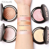 Focallure New Waterproof Oil-control Shimmer Glow Highlighter Powder Makeup Face Contouring Bronzer Highlighter Glitter Powder