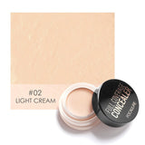 Focallure Waterproof Full Covers Face Concealer Cream Long Lasting Natural 7 Colors Nude Base Makeup Brighten Concealer for Face
