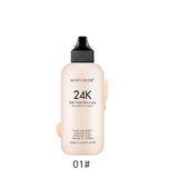 120ml Face Sun Block Foundation Cream Waterproof Make Up Mineral Liquid Foundation Full Cover Base Concealer Makeup Cosmetics