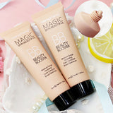 Professional Face Brighten Base Makeup Foundation Long Lasting Sunblock Waterproof Face Whitening Foundation BB Cream Cosmetics