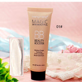 Professional Face Brighten Base Makeup Foundation Long Lasting Sunblock Waterproof Face Whitening Foundation BB Cream Cosmetics