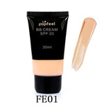 30ml Brand POPFEEL Maquiagem Base SPF 20 Sun Block Pores Covers Face Concealer Makeup Contour Foundation BB CC Cream