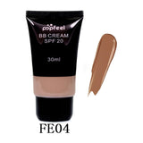 30ml Brand POPFEEL Maquiagem Base SPF 20 Sun Block Pores Covers Face Concealer Makeup Contour Foundation BB CC Cream