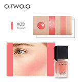 O.TWO.O Professional Makeup Liquid Blusher Sleek Blush Color Natural Cheek Blush Face Contour Make Up Korean Cosmetics Pink
