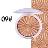 Golden Bronzer Palette Glow Kit Brighten Shimmer Highlighter Powder Iluminador makeup Concealer Highlight Base Contour 3D