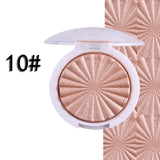 Golden Bronzer Palette Glow Kit Brighten Shimmer Highlighter Powder Iluminador makeup Concealer Highlight Base Contour 3D
