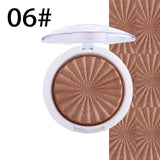 Golden Bronzer Palette Glow Kit Brighten Shimmer Highlighter Powder Iluminador makeup Concealer Highlight Base Contour 3D