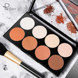 Professional Face Makeup Highlighter Palette Powder Bronzers Cosmetics Matte Contour Bronzer Highlighter Pallete Highlighting