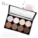 Professional Face Makeup Highlighter Palette Powder Bronzers Cosmetics Matte Contour Bronzer Highlighter Pallete Highlighting