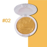 Miss Rose Glow Kit Highlighter Makeup Shimmer Powder Highlight Palette Base Illuminator 3D Face Contour Golden Bronzer Cosmetics