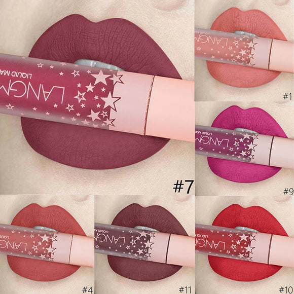 24 Color Matte Lipstick Waterproof
