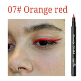 12 Colors Eyeliner Pencil Long Lasting Waterproof Eyes Makeup Pen Liquid Eye Liner Smoothly Pencil Black Make Up Tools Eyeliner