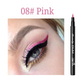 12 Colors Eyeliner Pencil Long Lasting Waterproof Eyes Makeup Pen Liquid Eye Liner Smoothly Pencil Black Make Up Tools Eyeliner