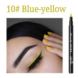 12 Colors Eyeliner Pencil Long Lasting Waterproof Eyes Makeup Pen Liquid Eye Liner Smoothly Pencil Black Make Up Tools Eyeliner