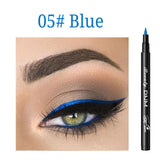 12 Colors Eyeliner Pencil Long Lasting Waterproof Eyes Makeup Pen Liquid Eye Liner Smoothly Pencil Black Make Up Tools Eyeliner