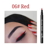 12 Colors Eyeliner Pencil Long Lasting Waterproof Eyes Makeup Pen Liquid Eye Liner Smoothly Pencil Black Make Up Tools Eyeliner